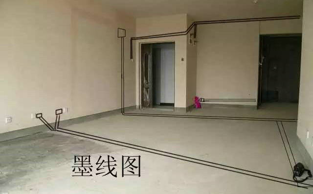 室內(nèi)布線黑線開(kāi)線槽