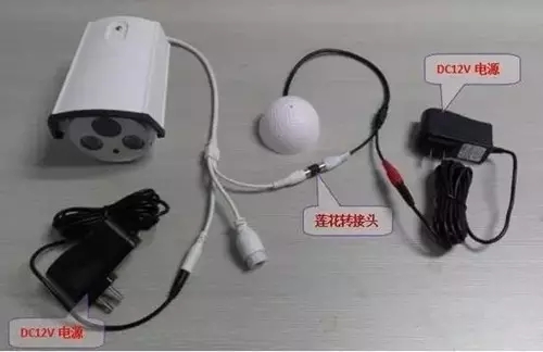 攝像頭與拾音器單獨(dú)供電連接示意圖